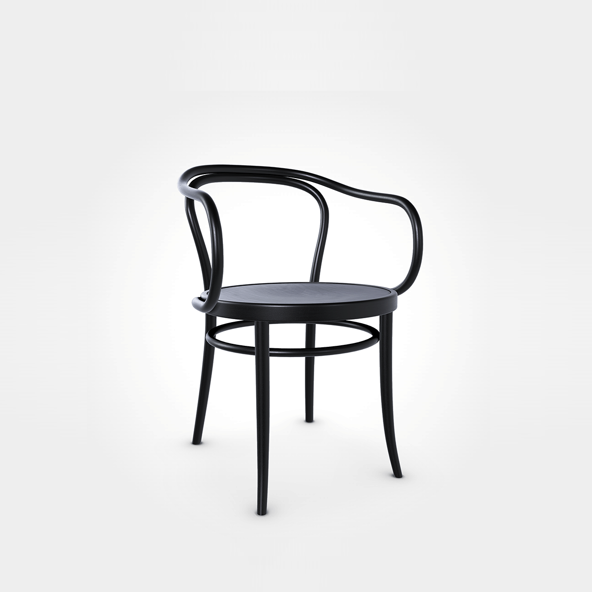 Ton - Poltrona 30 Nero - Taninihome.com