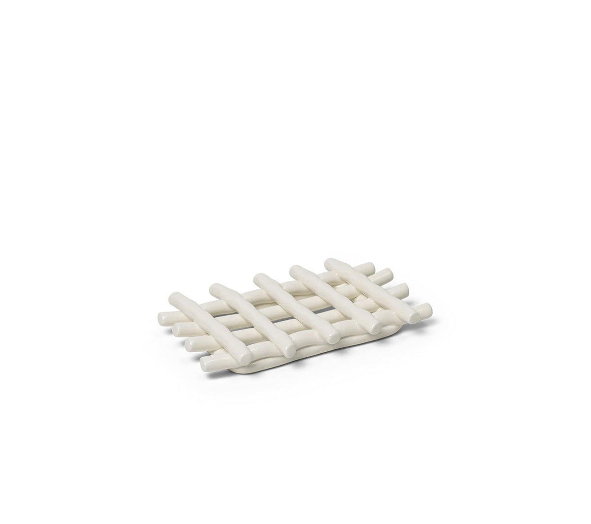 Ferm Living - Ceramic Soap Tray Off-White - Taninihome.com