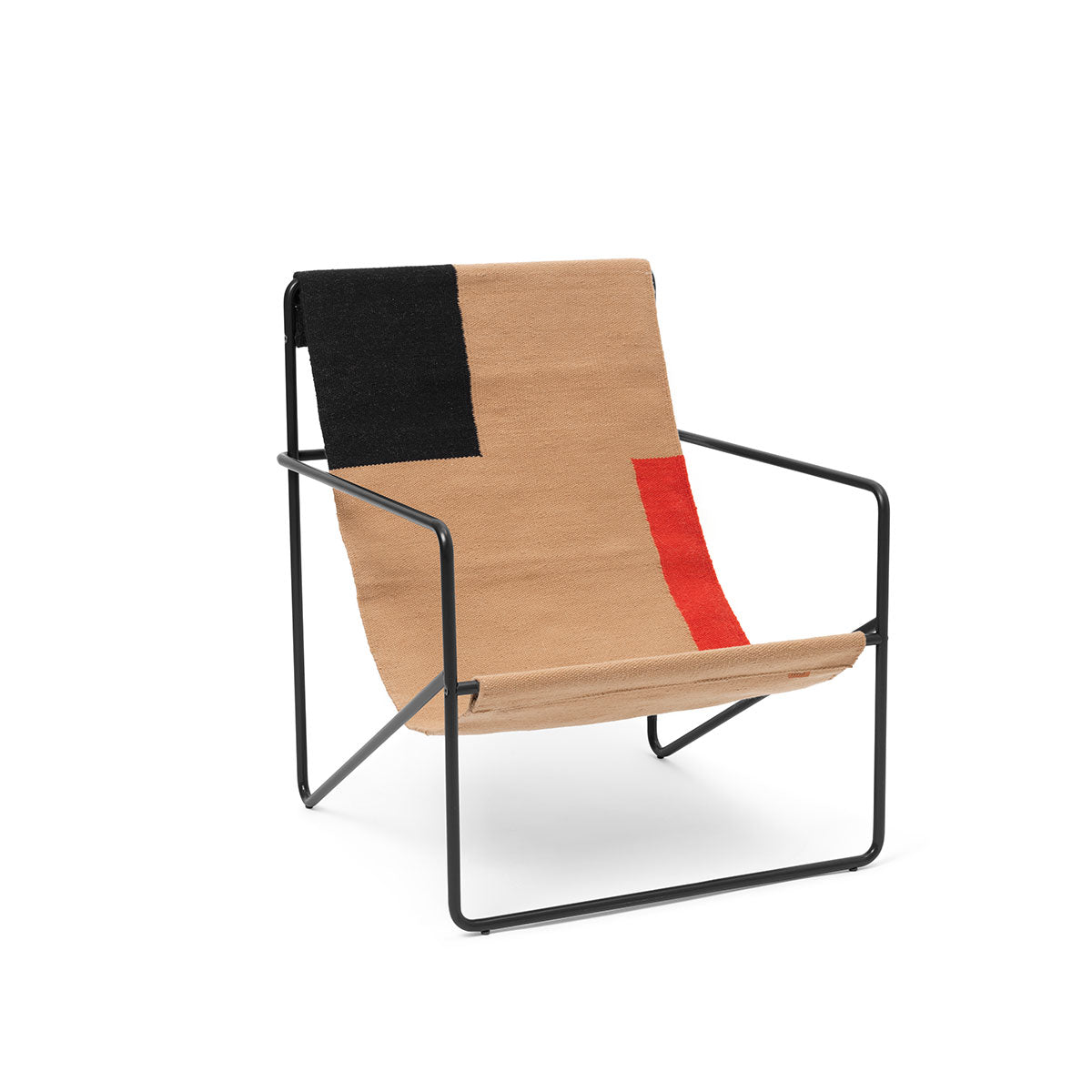 Ferm Living - Desert Lounge Chair Marrone Nero - Taninihome.com