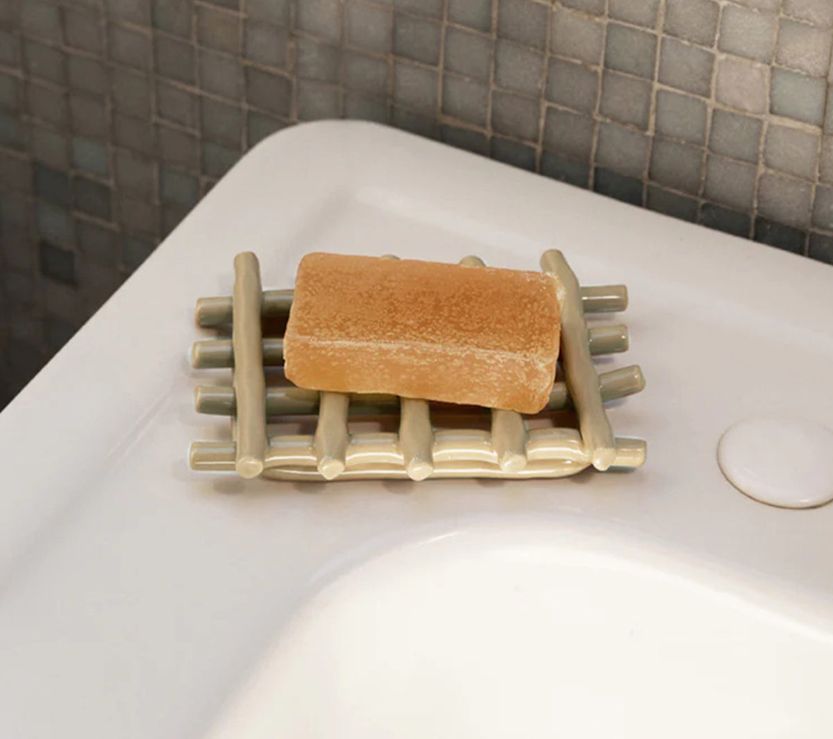 Ferm Living - Ceramic Soap Tray Cashmere - Taninihome.com