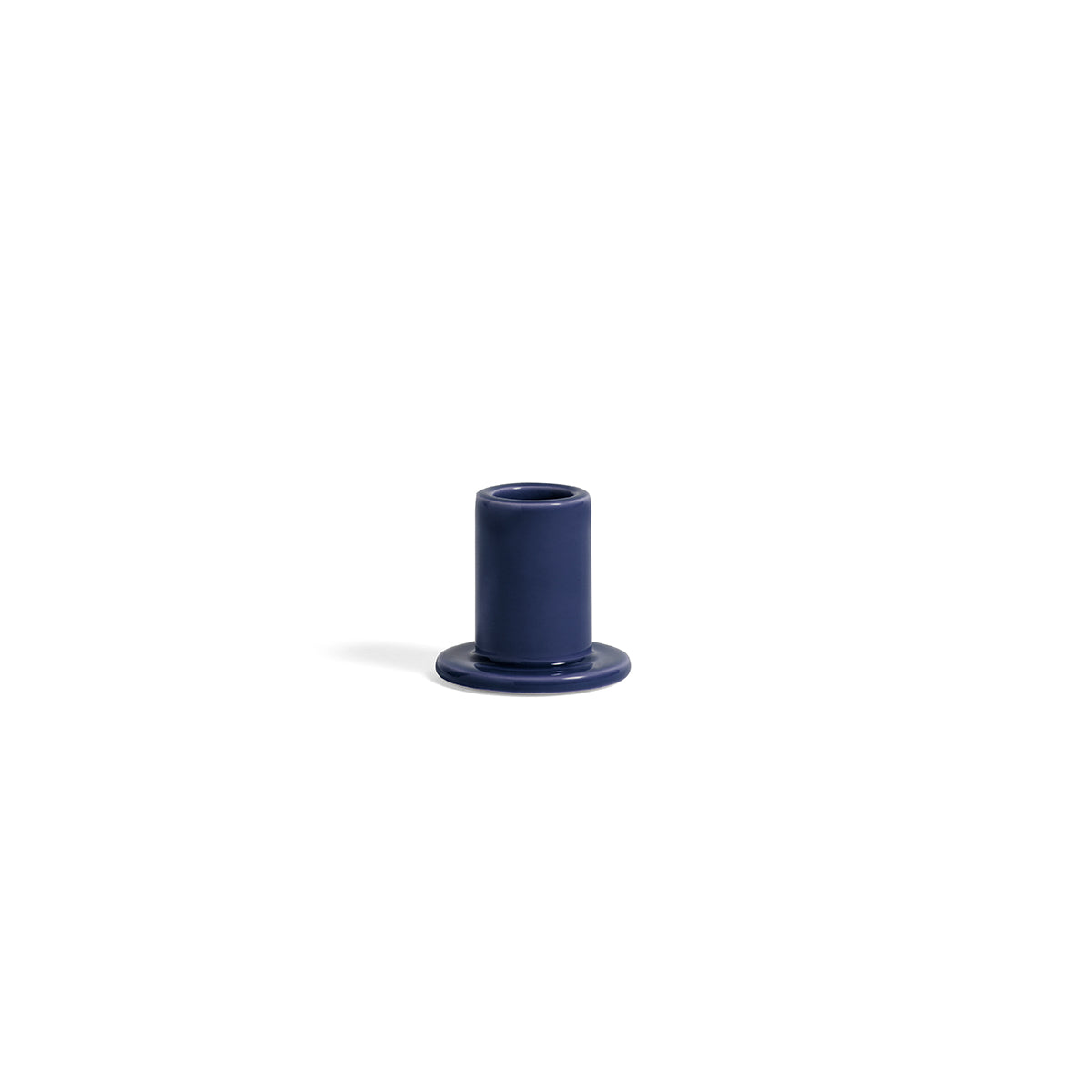 Hay - Tube Candleholder Small midnight blue - Taninihome.com