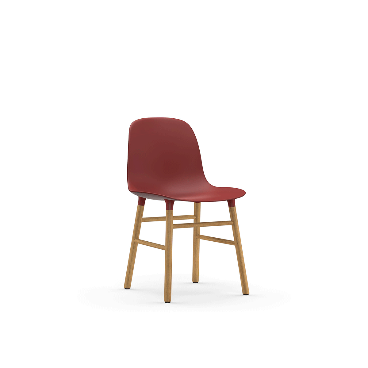 Normann Copenhagen - Form Chair wood Verde Scuro Noce - Taninihome.com