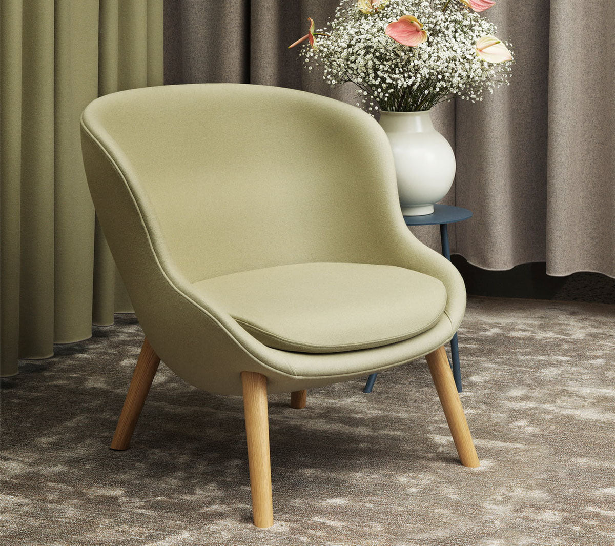 Normann Copenhagen - Hyg Lounge Chair Low - Taninihome.com