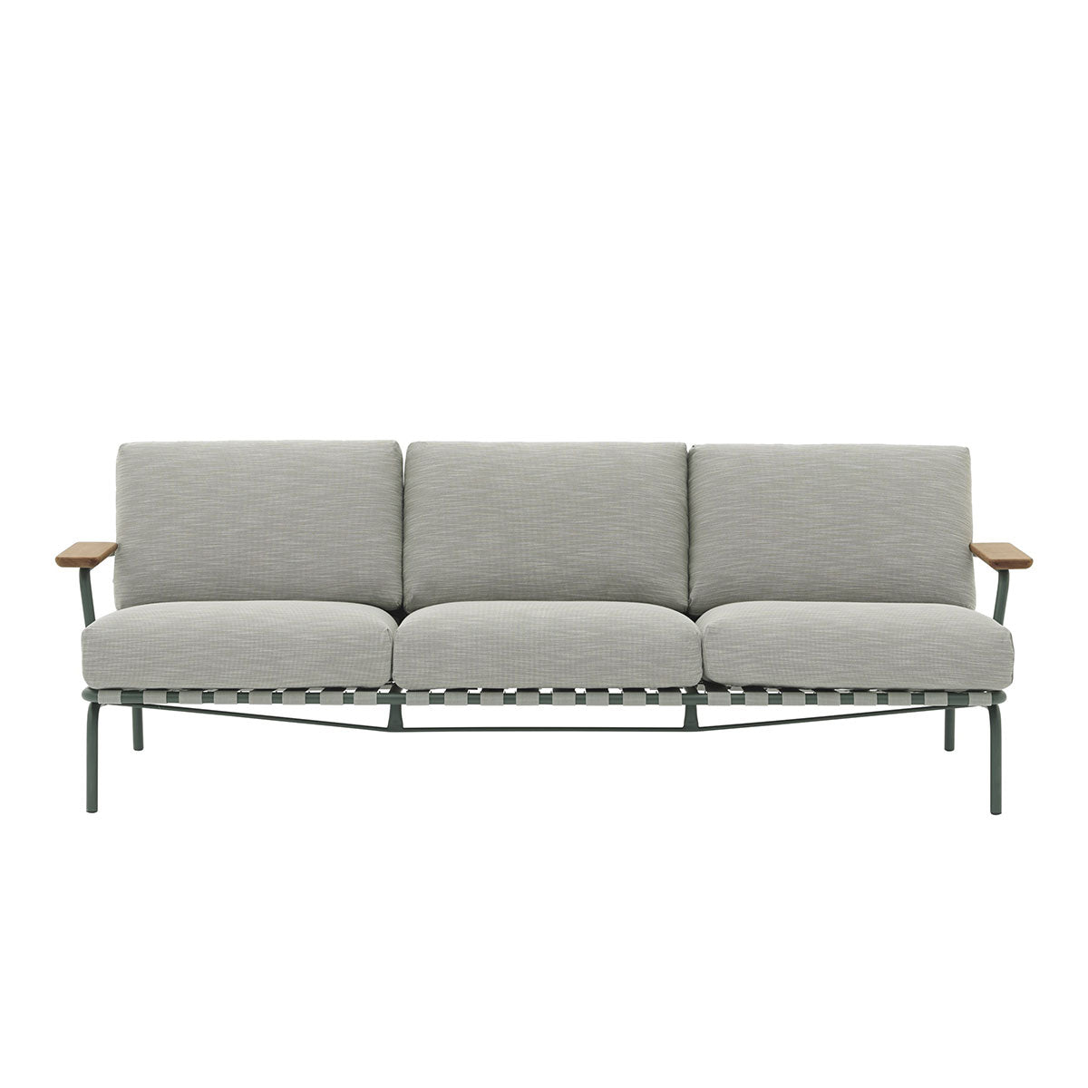 Muuto - Settle Outdoor Sofa 3 seater Ribbed Weave 2 - Taninihome.com