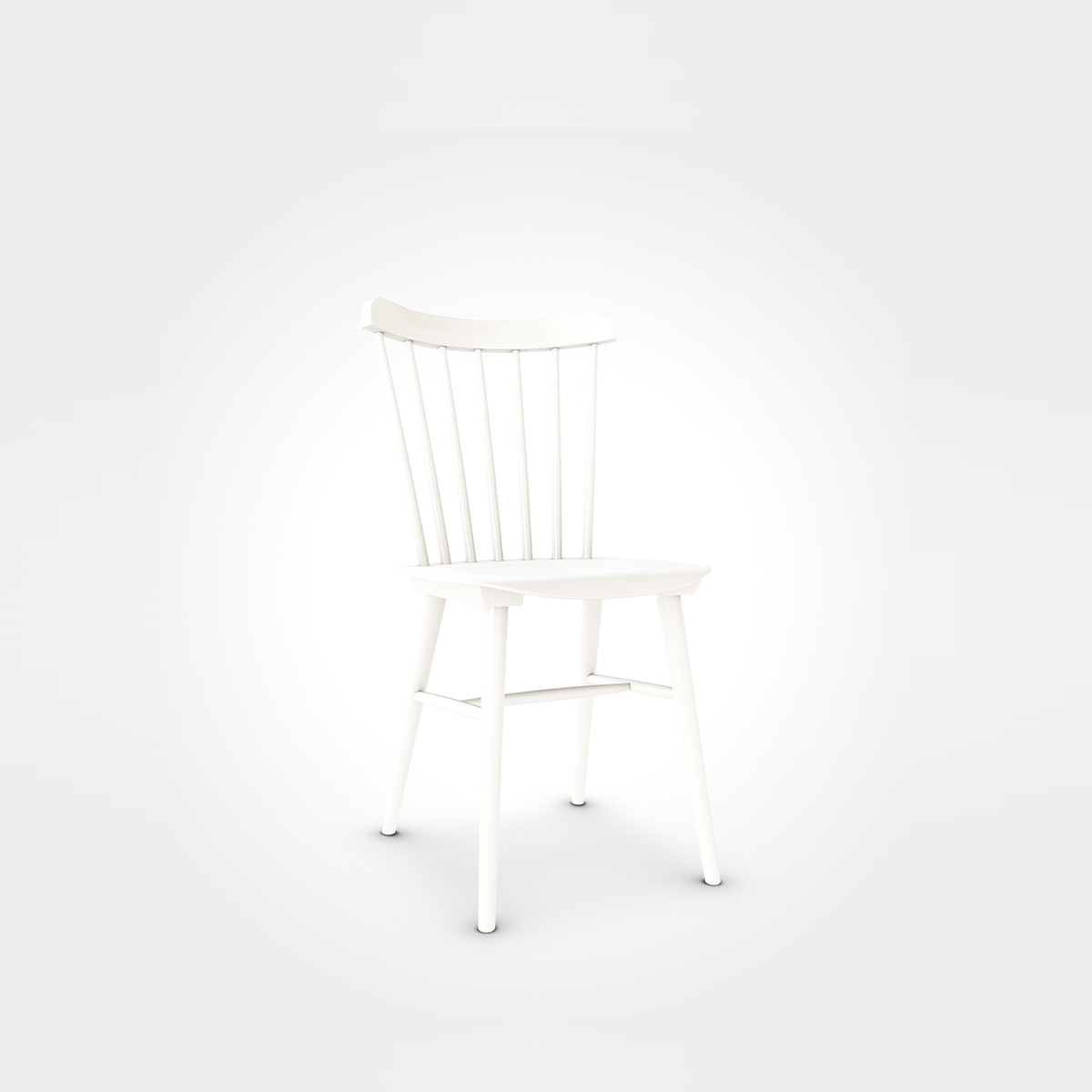 Ton - Sedia Ironica Bianco - Taninihome.com
