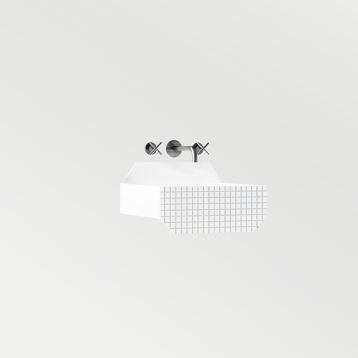Ex.t - Frieze One Low Checkered Bianco - Taninihome.com