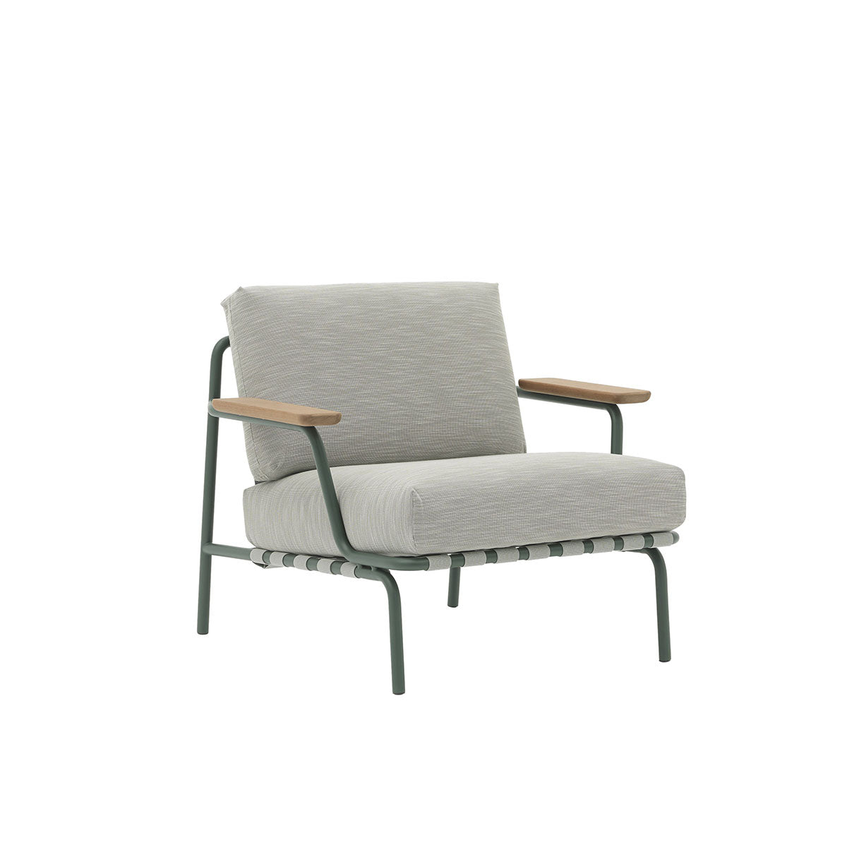 Muuto - Settle Outdoor Lounge Chair Ribbed Weave 2 - Taninihome.com