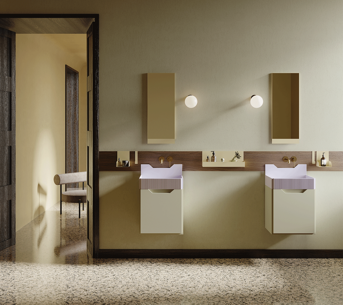 Ex.t - Composizione Frieze One low - Taninihome.com
