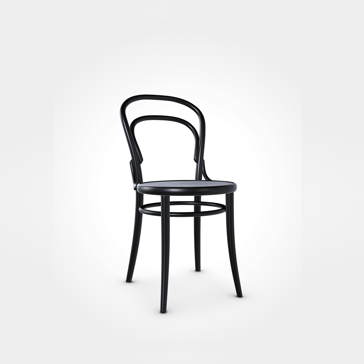 Ton - Sedia 14 Nero - Taninihome.com
