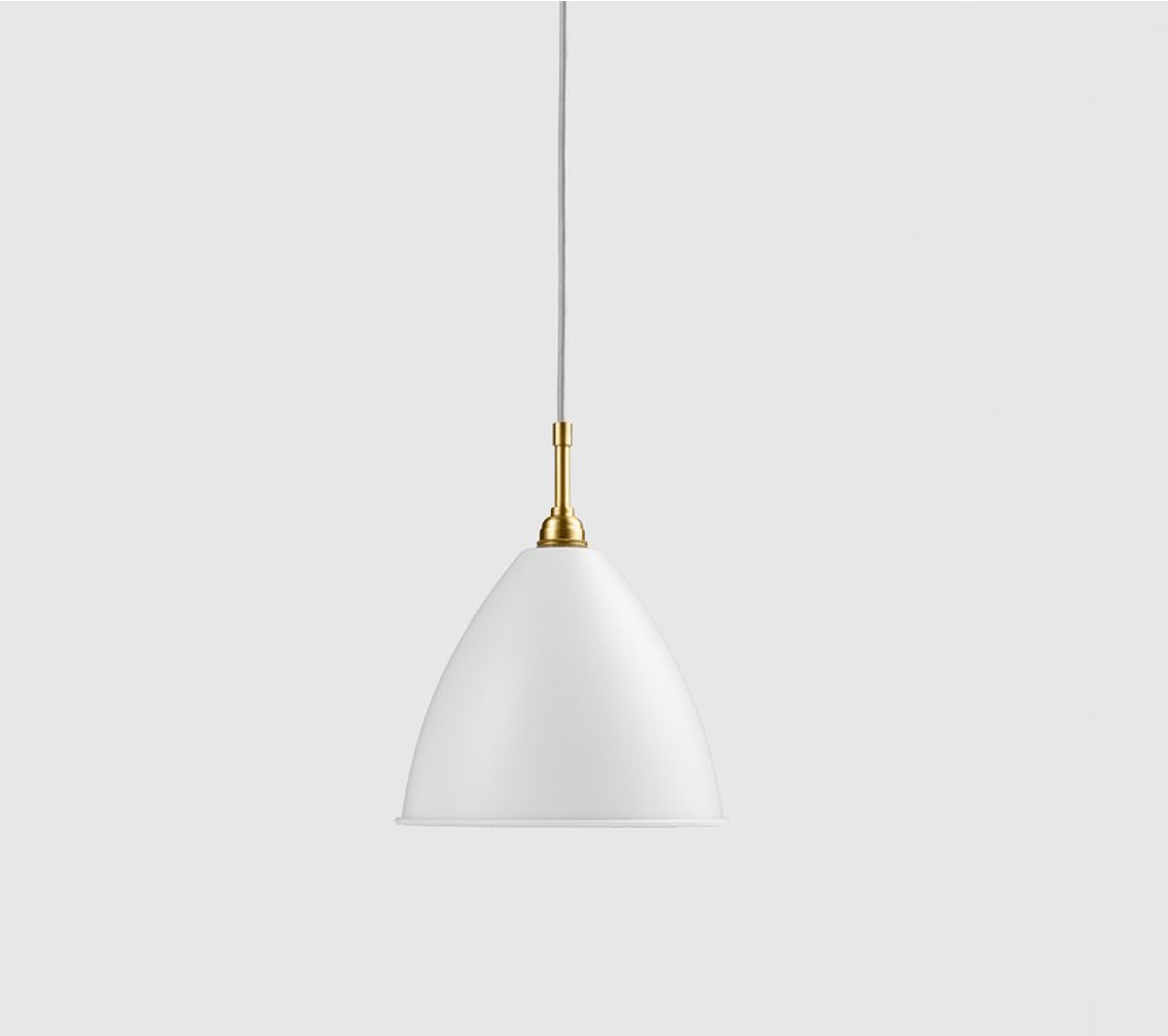 Gubi - Bestlite BL9 Pendant M: Ø21 cm Bianco-Ottone - Taninihome.com