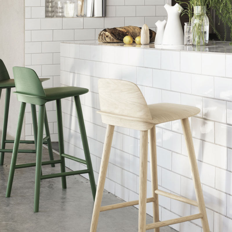 Muuto - Nerd Bar Stool green - Taninihome.com