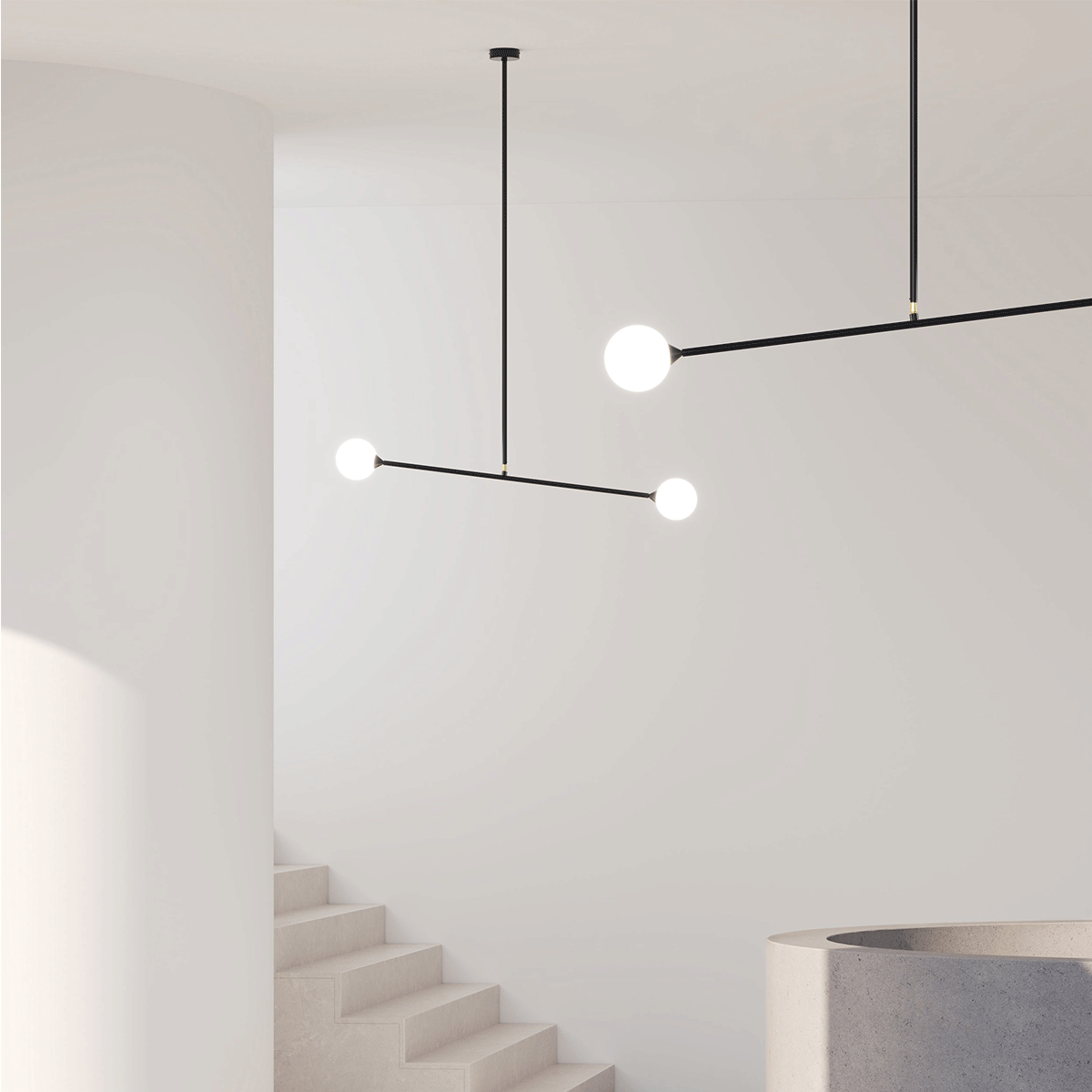 Atelier Areti - Two spheres pendant - Taninihome.com