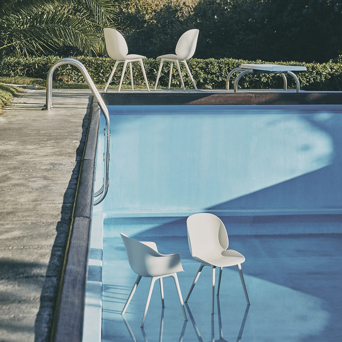 Gubi - Beetle Dining Chair Plastic - Taninihome.com