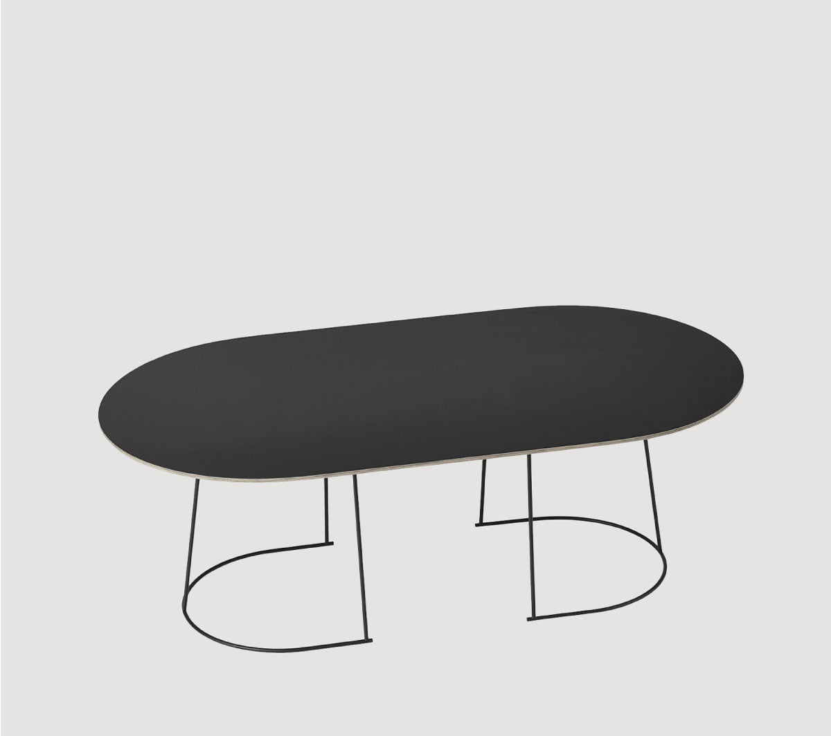 Muuto - Airy Coffee Table Large black - Taninihome.com