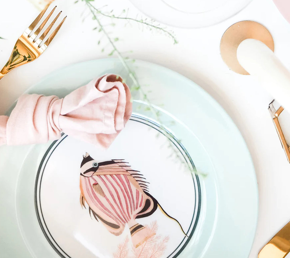 Yvonne Ellen - Safari picnic dinner plates, Set of 4 - Taninihome.com