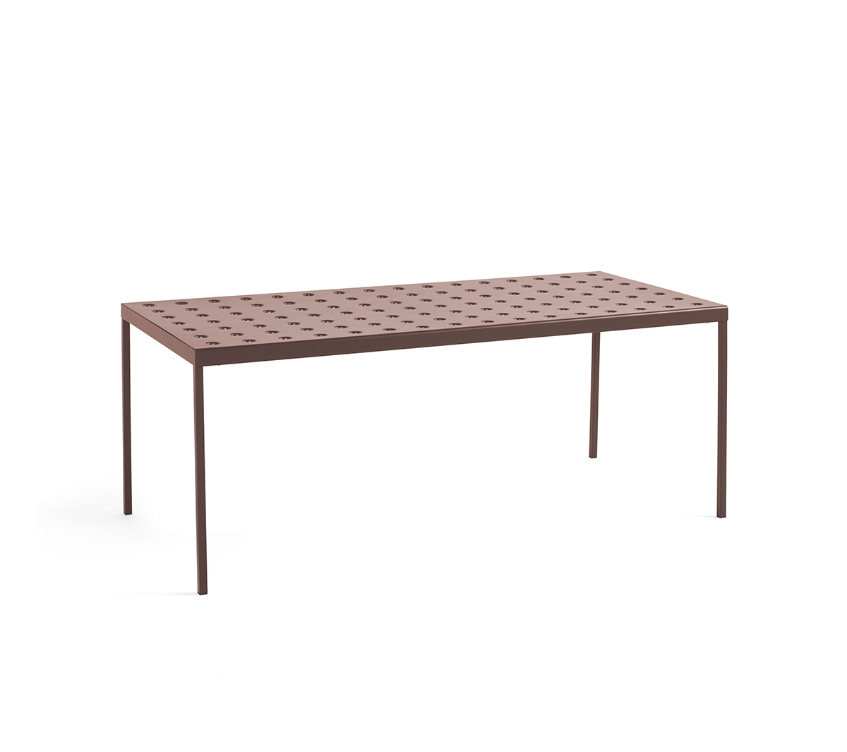 Hay - Balcony Table L190 Rosso - Taninihome.com