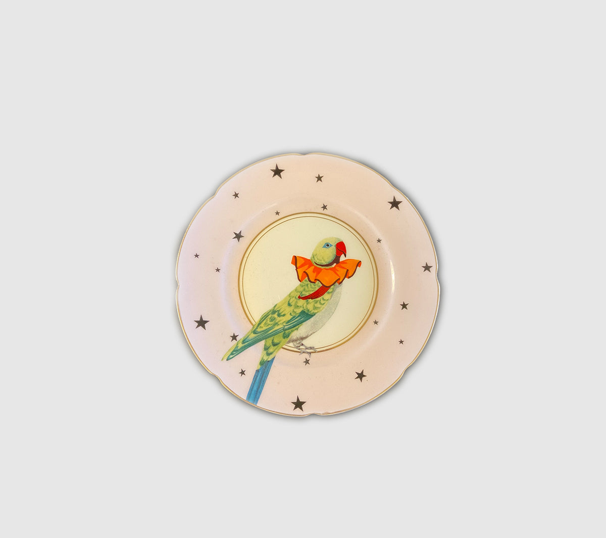 Yvonne Ellen - Set 4 Animal tea plates 16cm - TIGER,LEOPARD,BIRD,SN - Taninihome.com