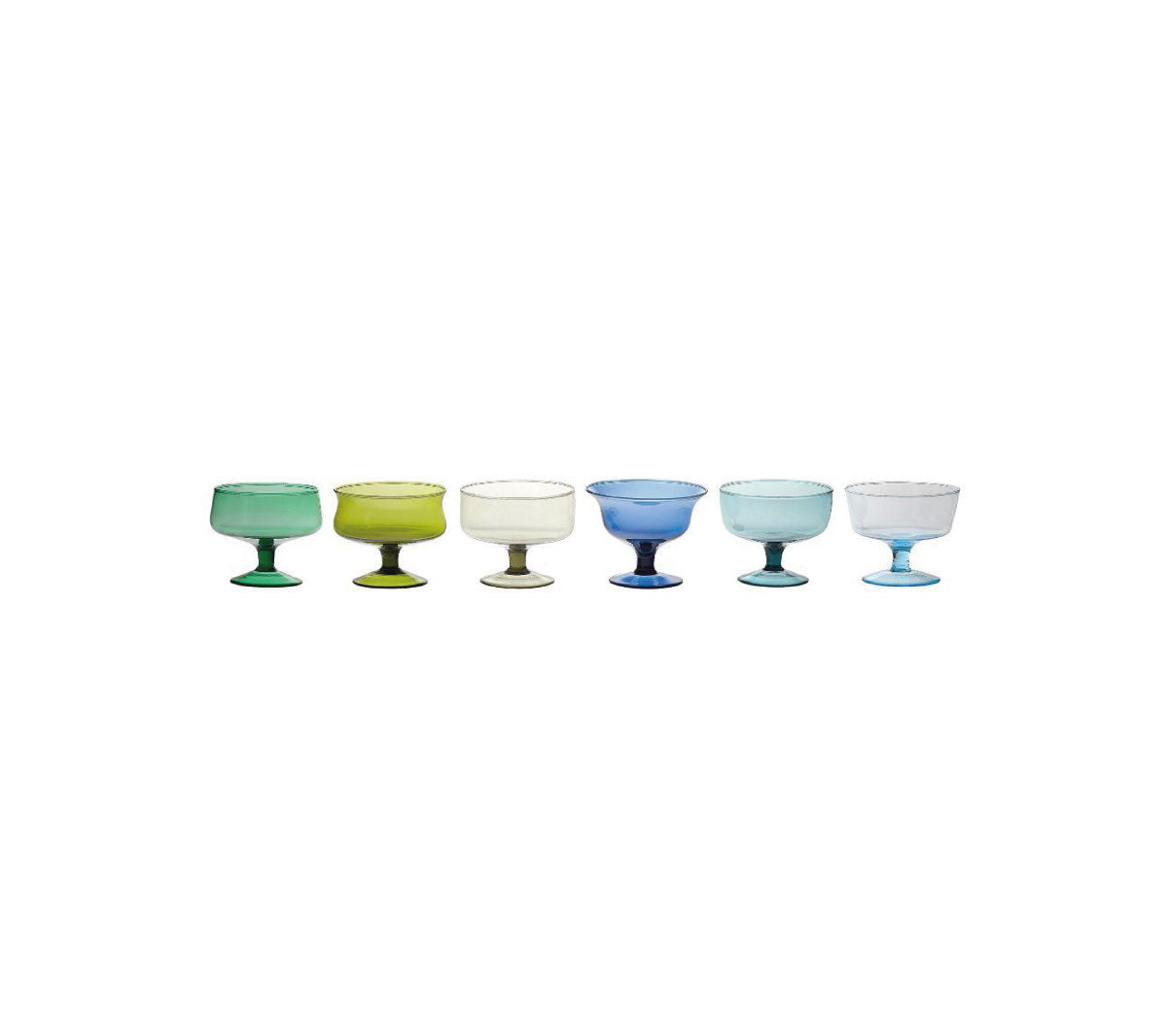 Bitossi Home - Set 6 coppette blu/verde - Taninihome.com
