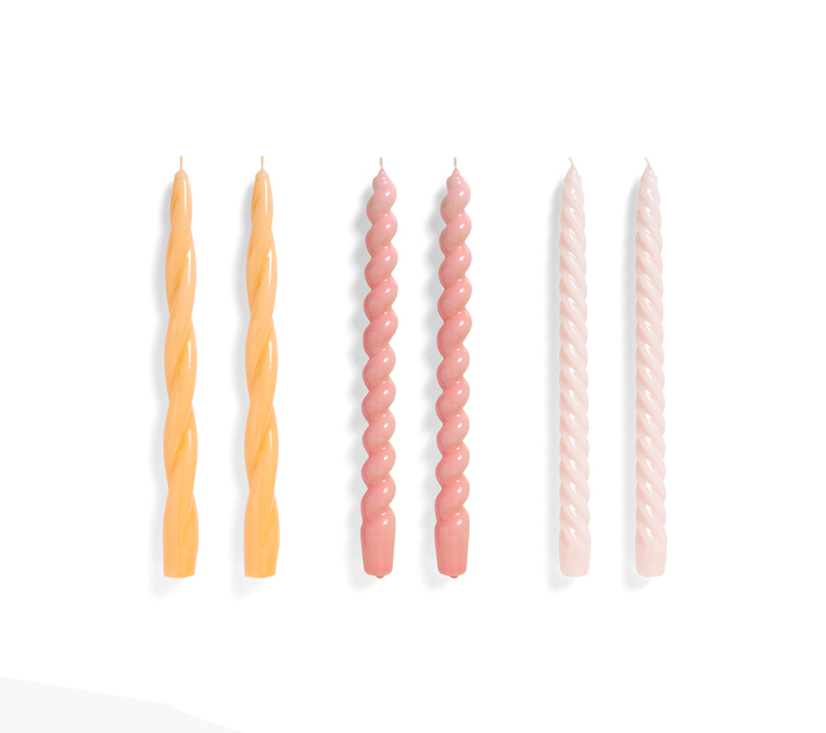 Hay - Candle Long Mix Set of 6 rose - Taninihome.com