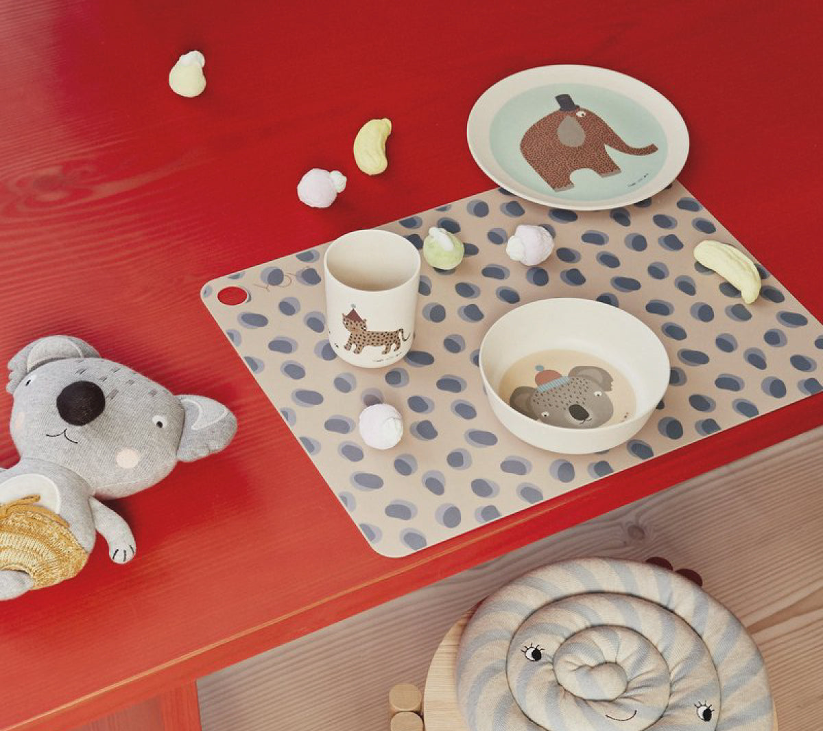 Oyoy - Placemat Leopard Dots - Pack of 2 - Taninihome.com