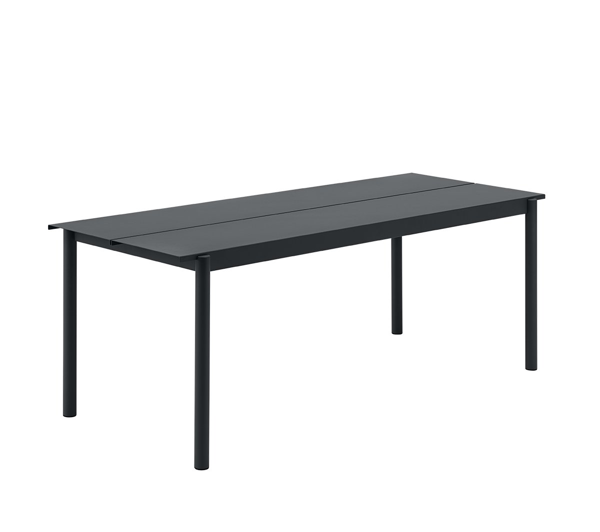 Muuto - Linear Steel Table 200 Nero - Taninihome.com