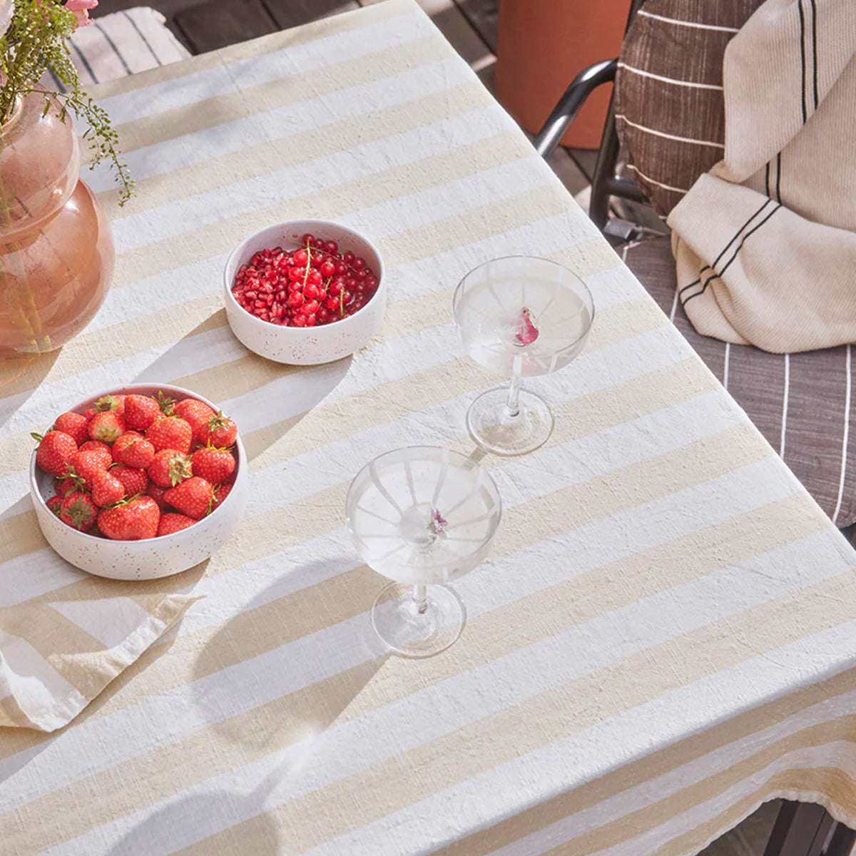 Oyoy - Striped tablecloth 200x140 cm - Taninihome.com