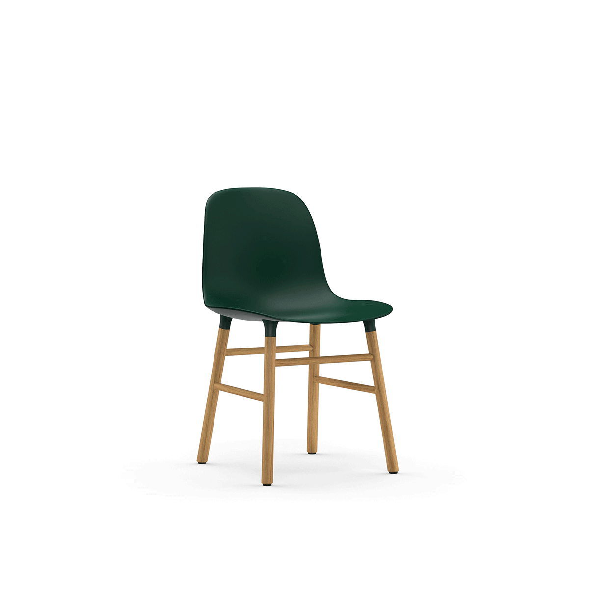 Normann Copenhagen - Form Chair wood Verde Scuro Rovere - Taninihome.com