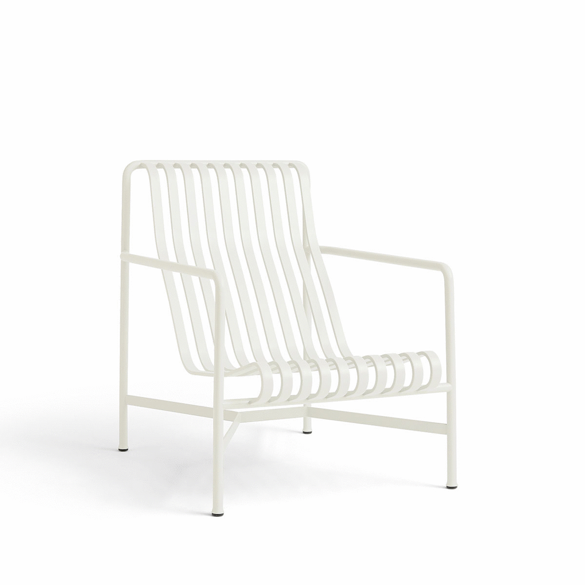 Hay - Palissade Lounge Chair High Bianco - Taninihome.com