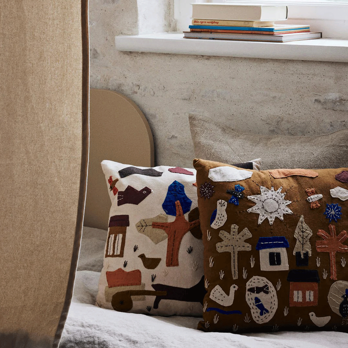 Ferm Living - Village Cushion - Taninihome.com