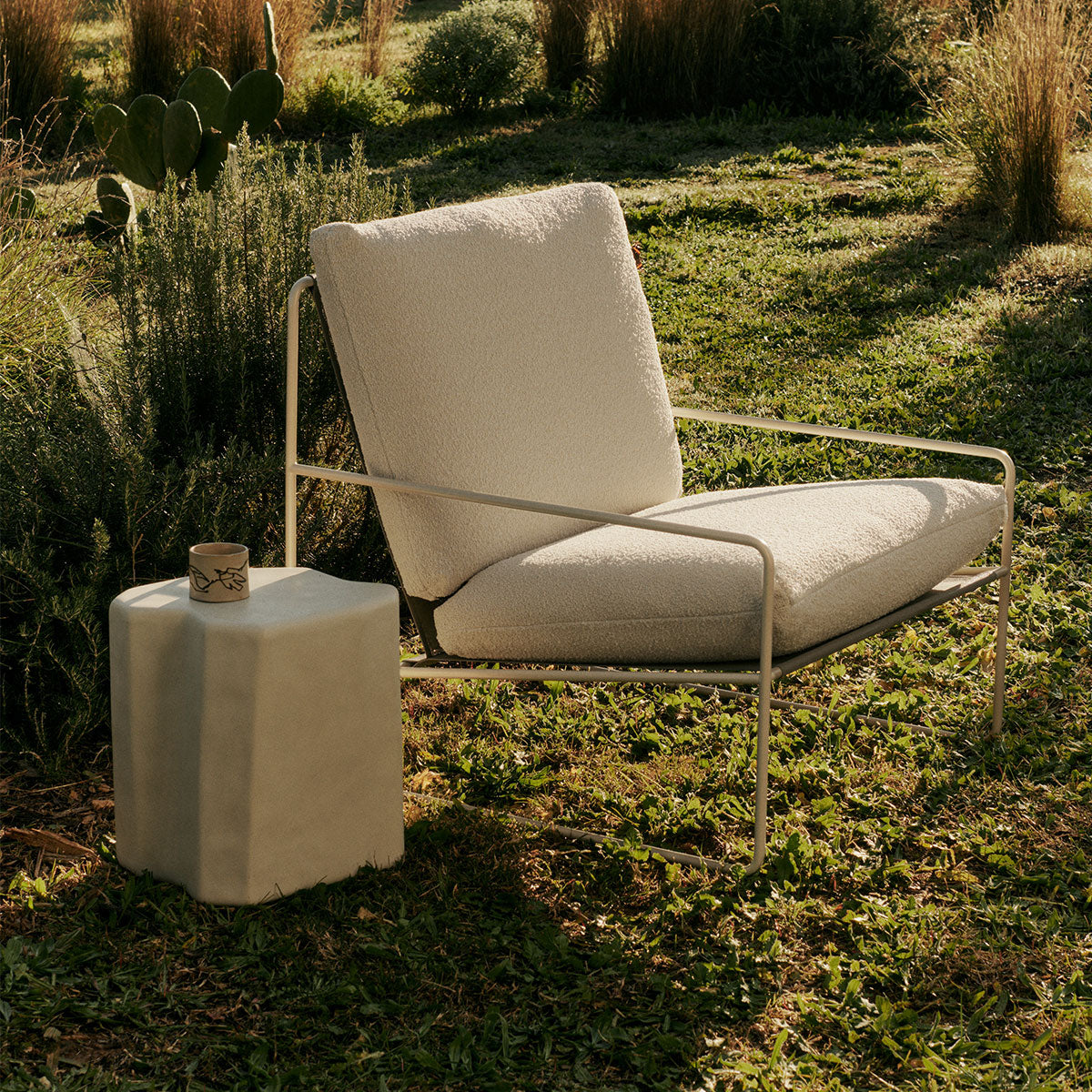 Ferm Living - Desert 1-seater - Cashmere - Pure Bouclé - Taninihome.com