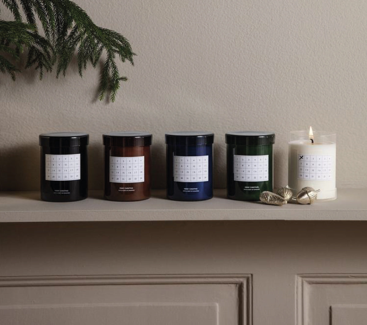 Ferm Living - Scented Candle - Christmas Calendar - Taninihome.com