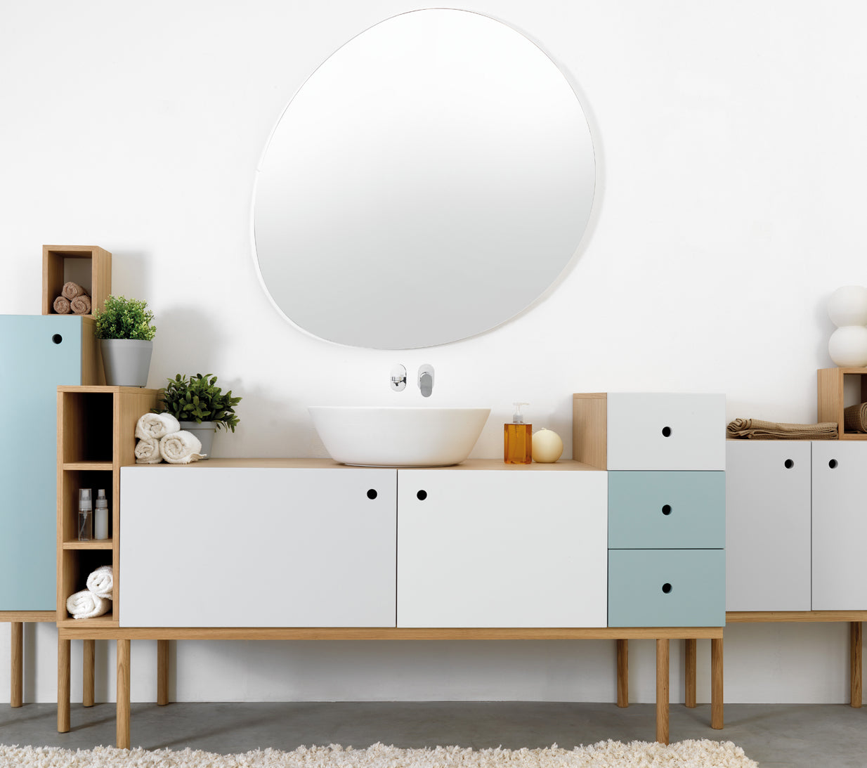 Tanini Basic - Collage Vanity Unit - Taninihome.com