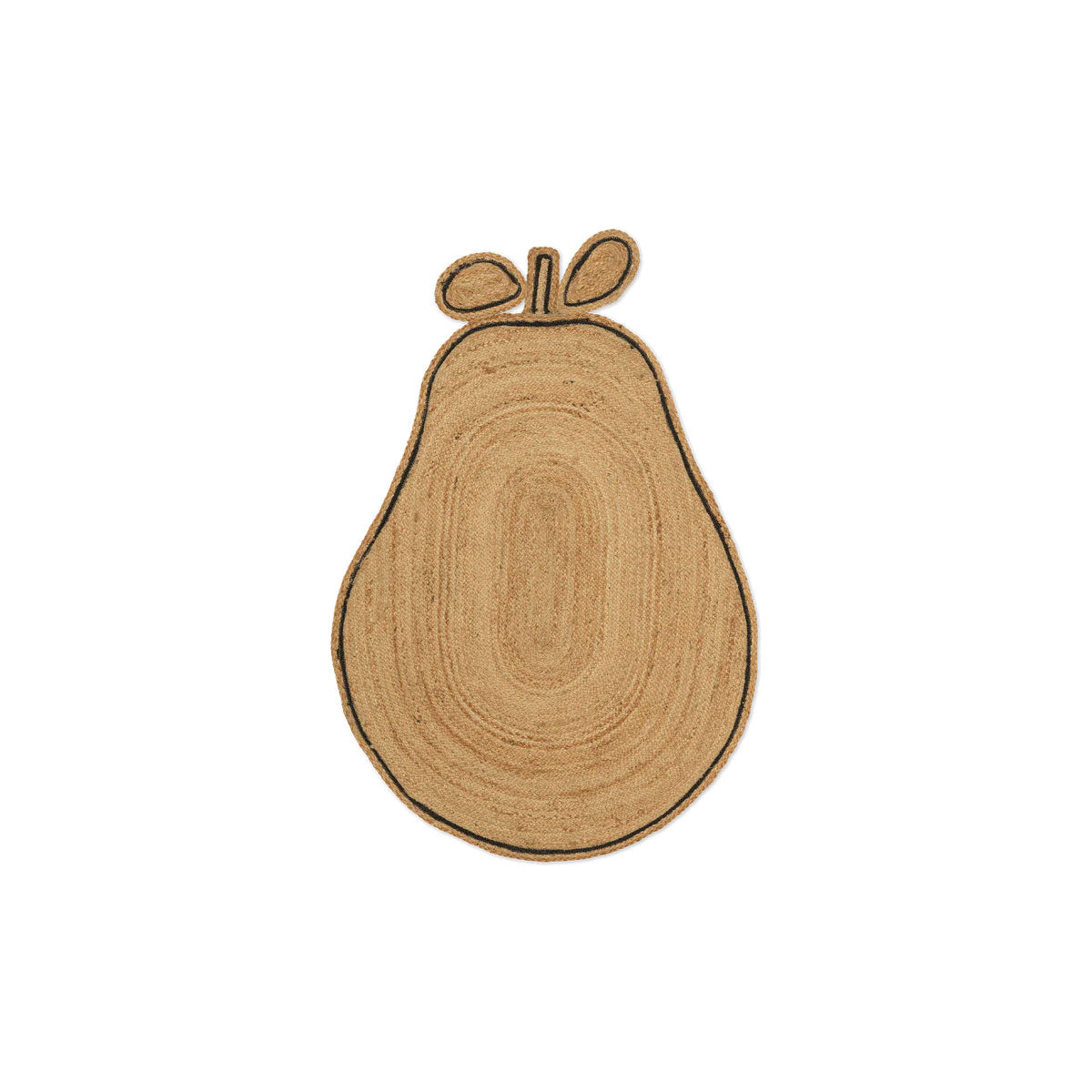 Ferm Living - Pear braided jute rug - Taninihome.com