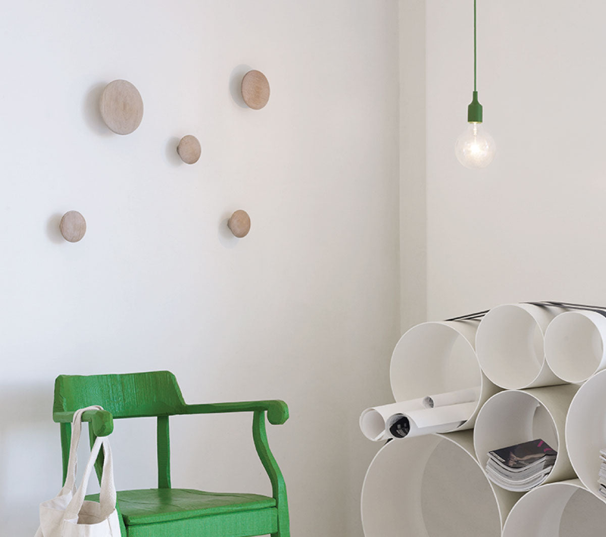 Muuto - Dots Wood Ø13 clay brown - Taninihome.com