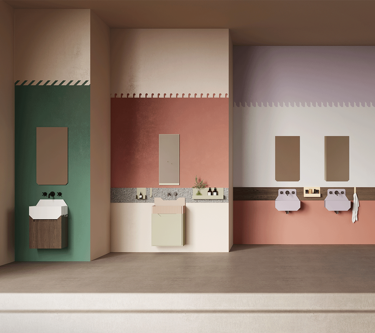 Ex.t - Composizione Frieze One low - Taninihome.com