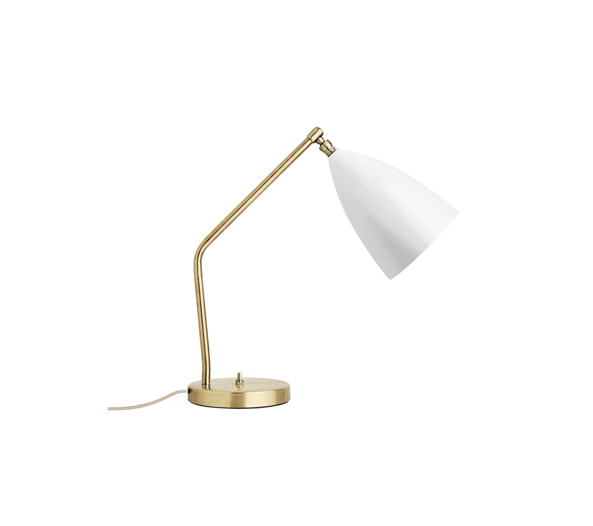 Gubi - Gräshoppa Table Lamp Bianco lucido - Taninihome.com
