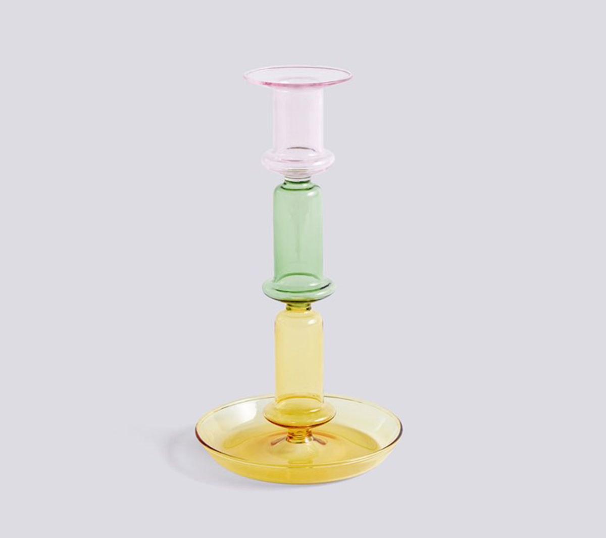 Hay - Flare tall light blue with red rim - Taninihome.com