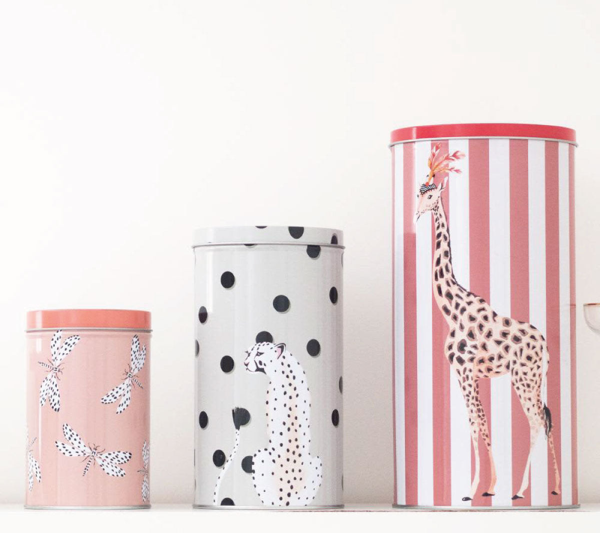 Yvonne Ellen - Storage canister tins - set of 3 - Taninihome.com
