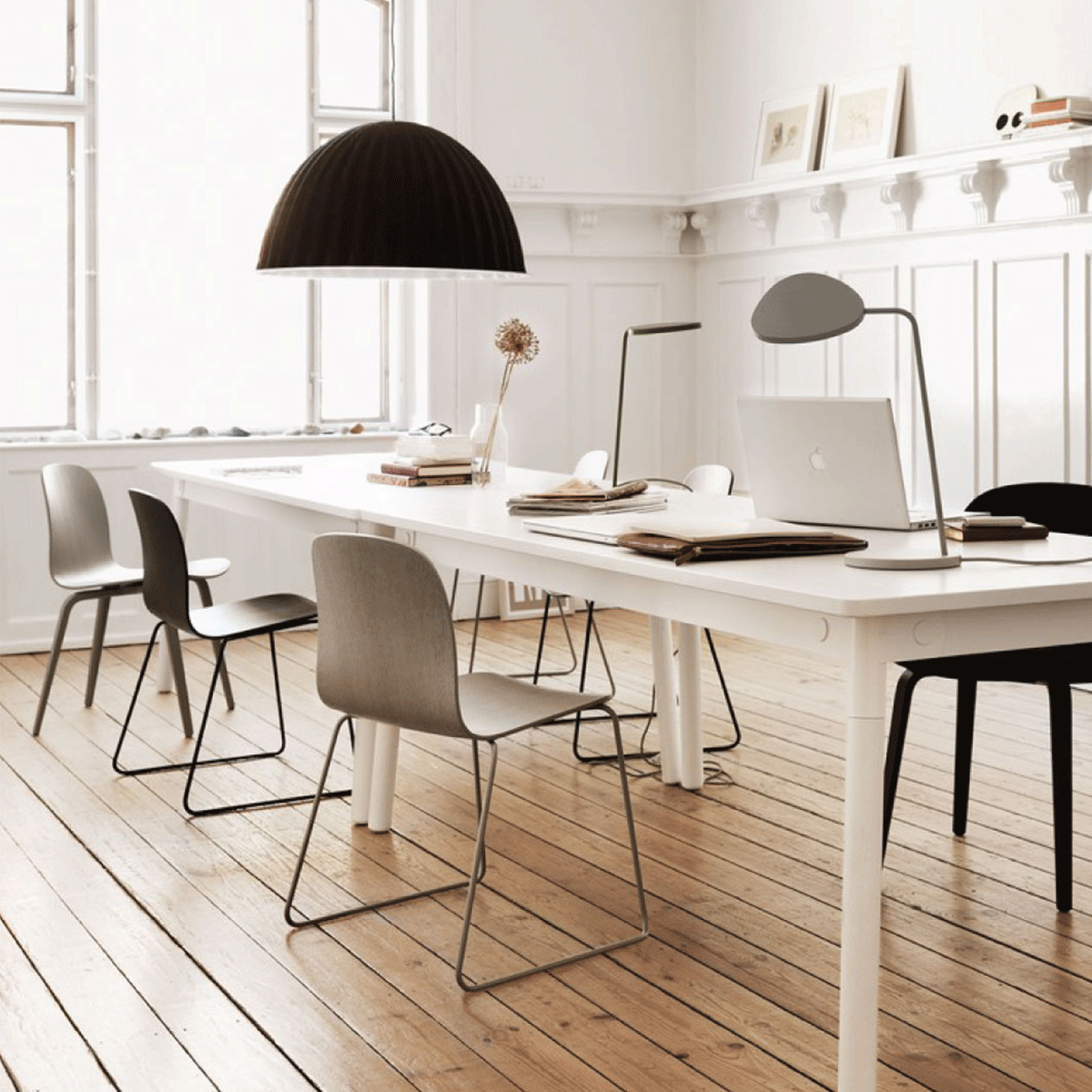 Muuto - Visu Chair Sled Base black - Taninihome.com