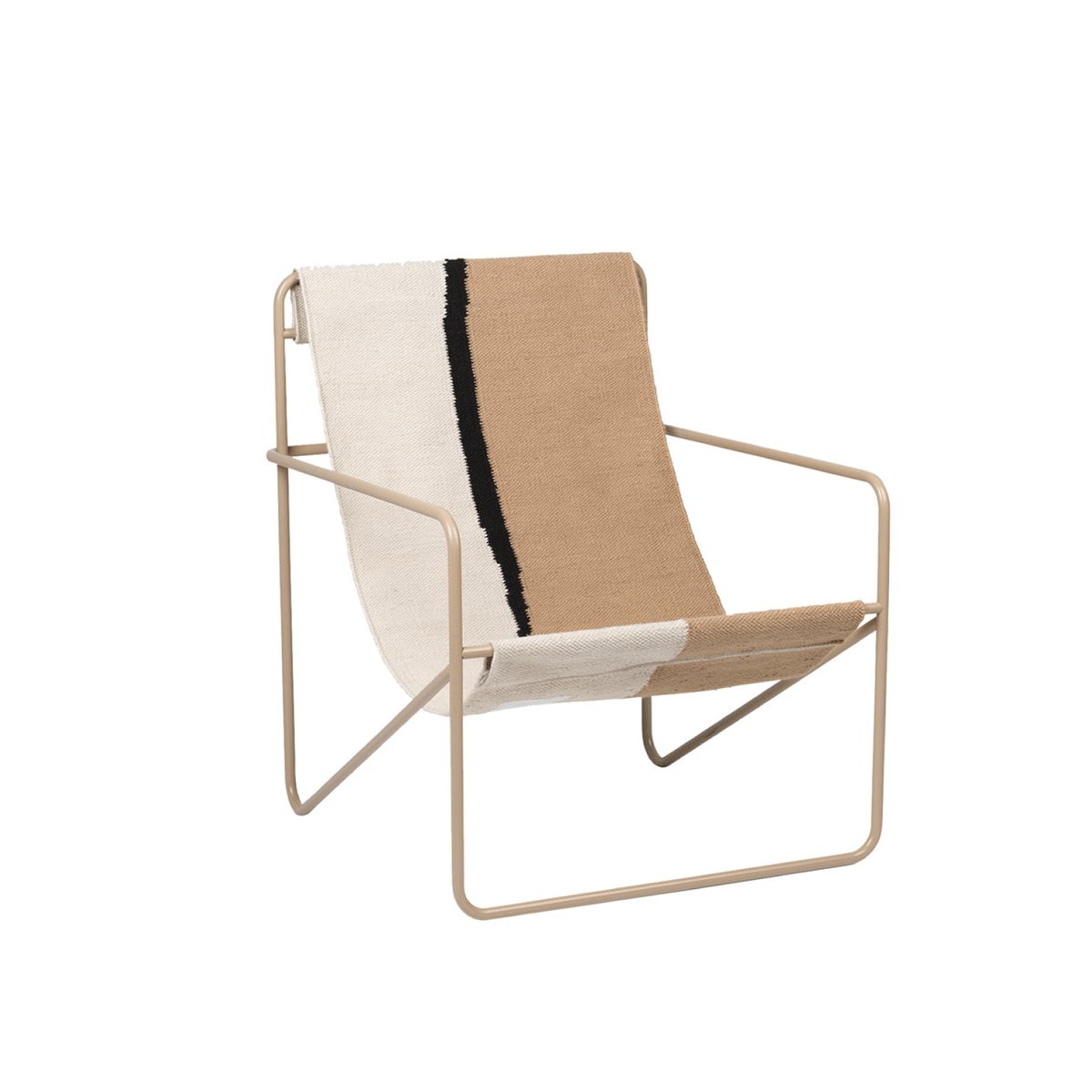 Ferm Living - Desert Lounge Chair Marrone Chiaro Beige - Taninihome.com