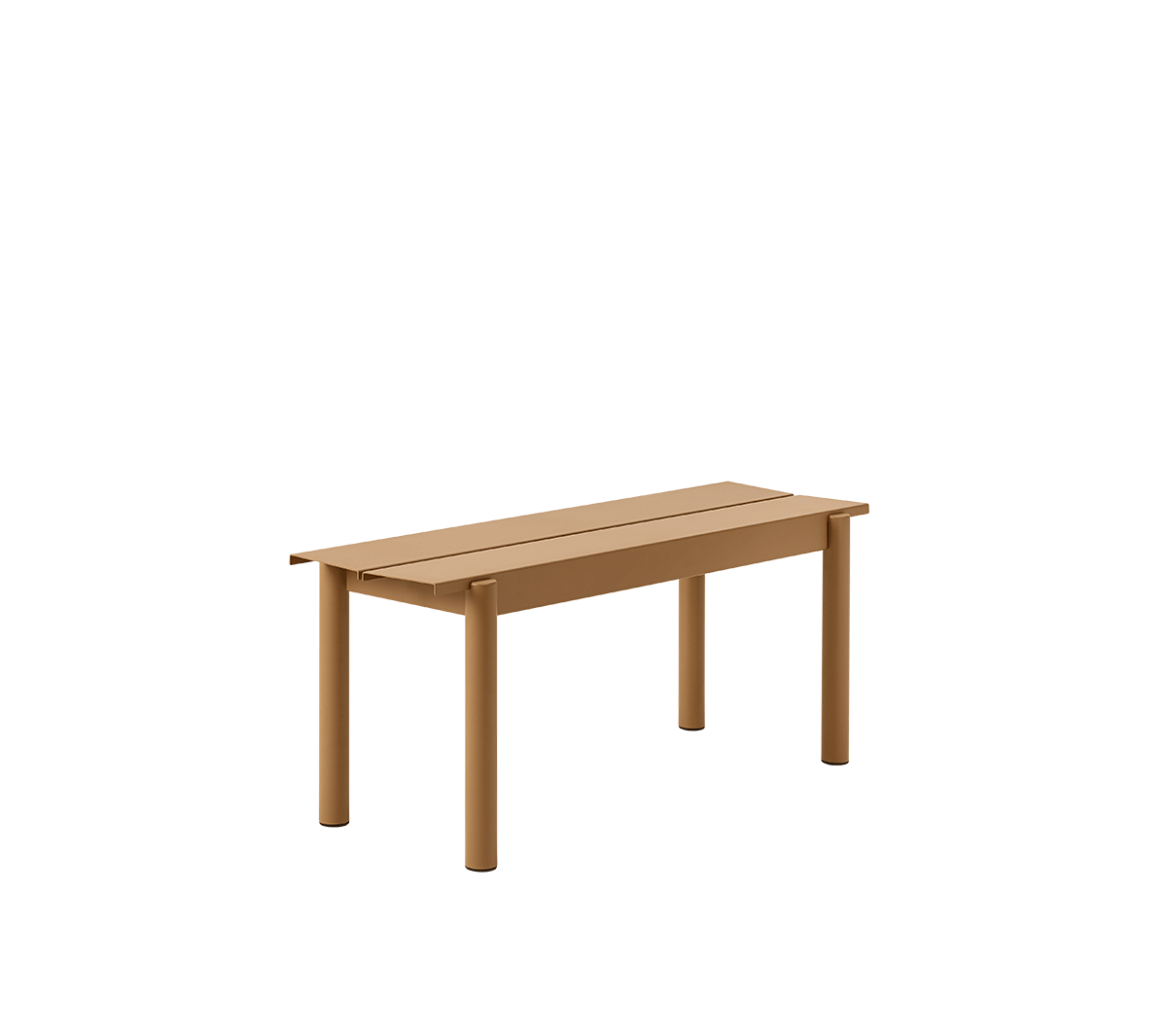 Muuto - Linear Steel Bench 110 burnt orange - Taninihome.com