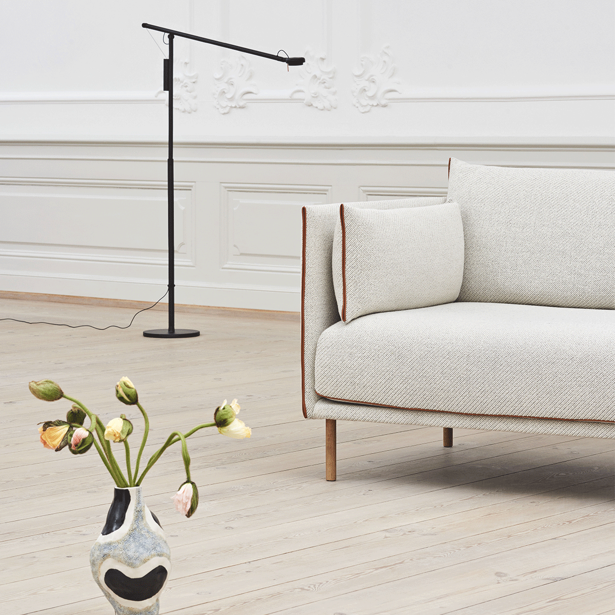 Hay - Fifty-Fifty Floor Lamp - Taninihome.com