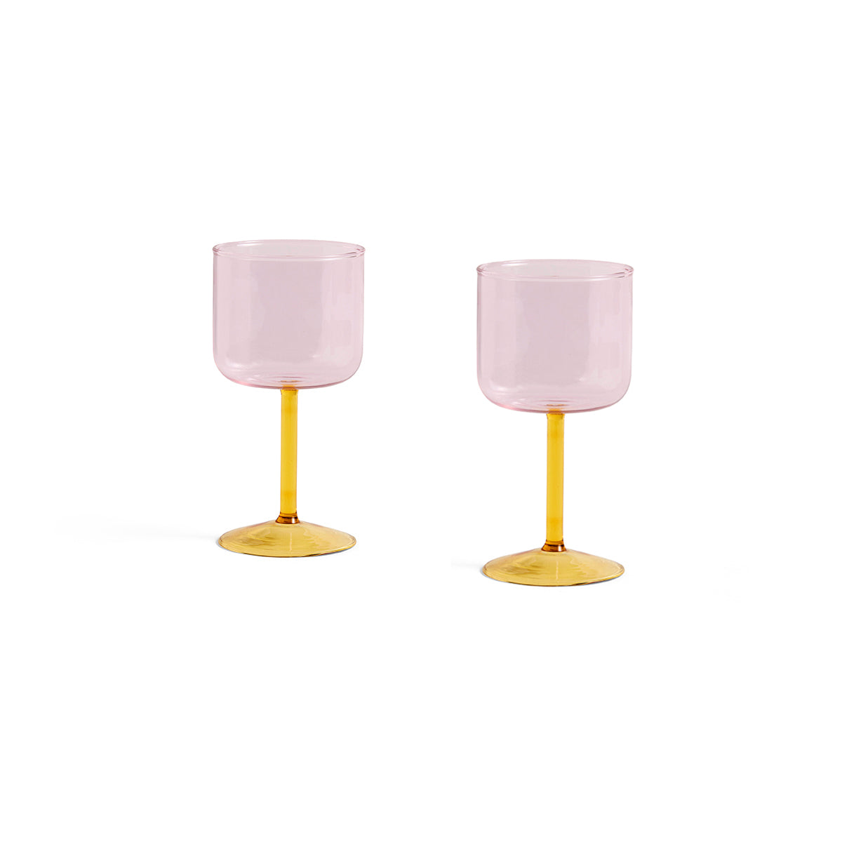 Hay - Tint wine glass - set of 2 Rosa Giallo - Taninihome.com
