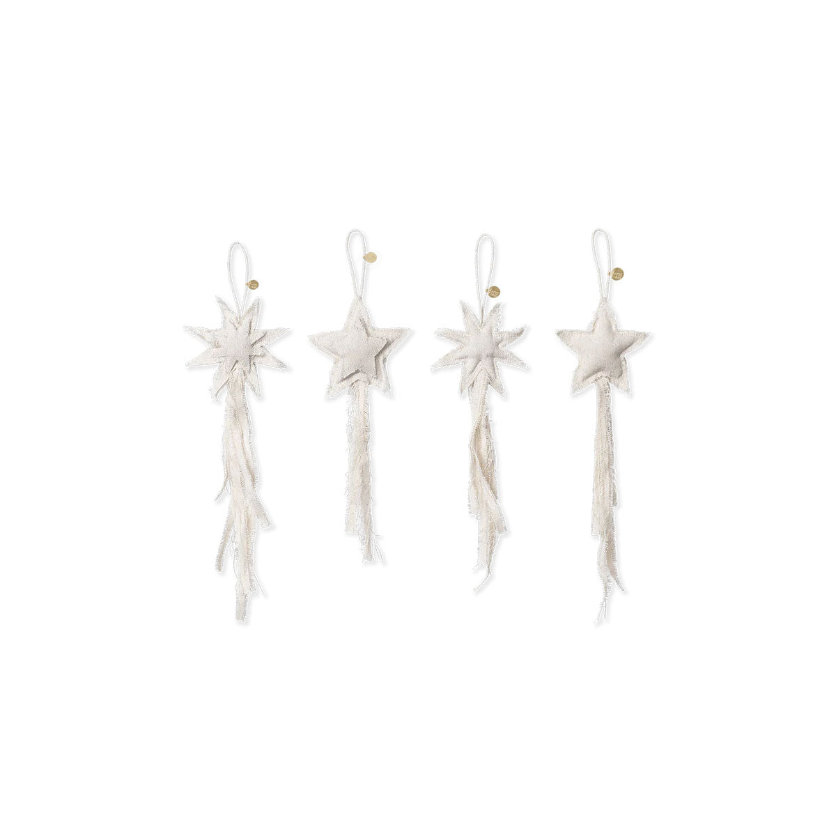 Ferm Living - Vela Star Ornaments - Set of 4 - Taninihome.com