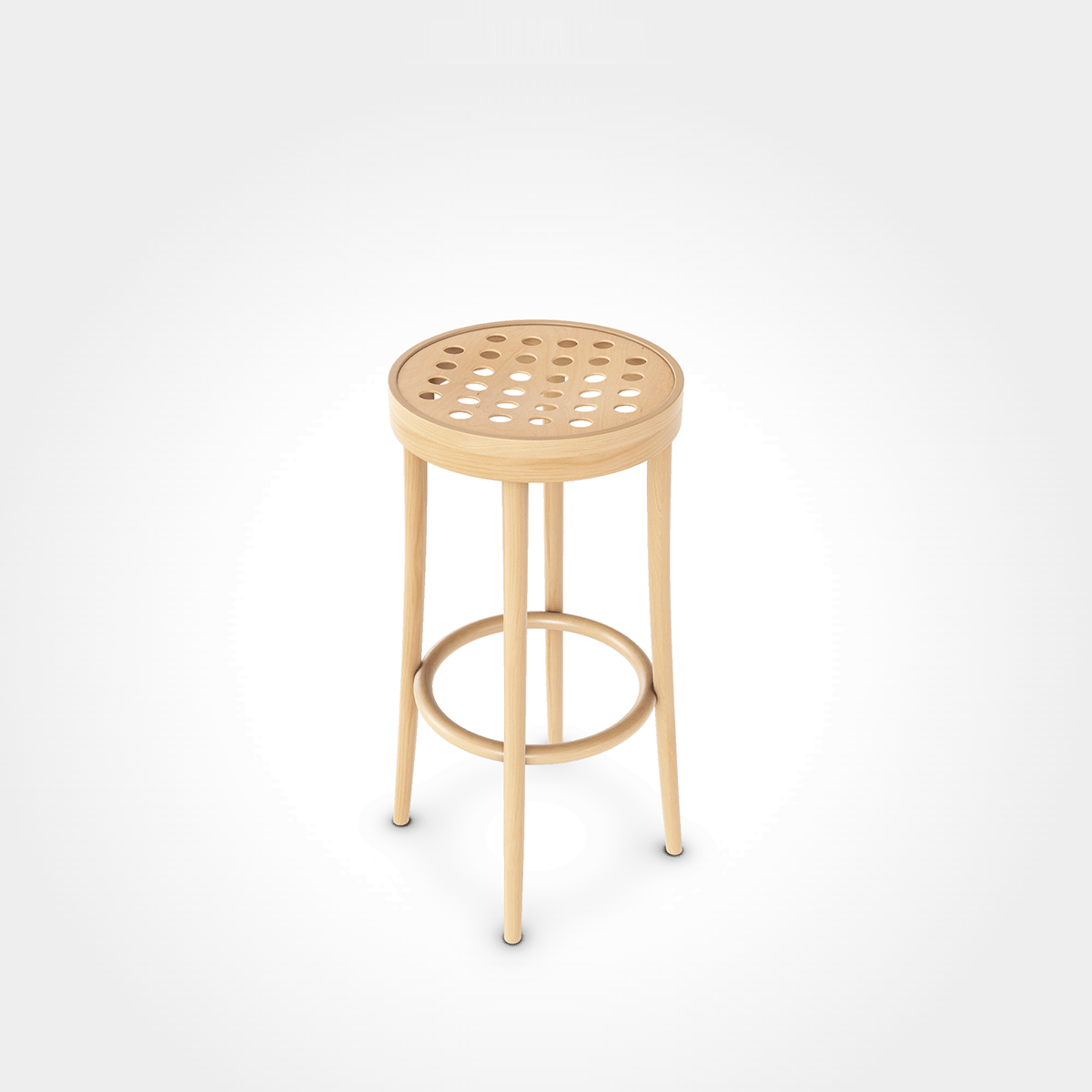 Ton - Sgabello 822 Marrone Chiaro - Taninihome.com