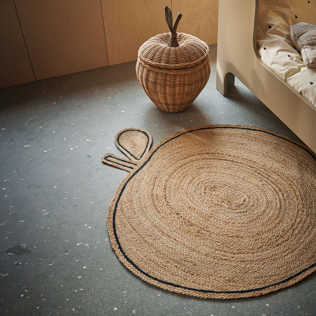 Ferm Living - Apple braided jute rug - Taninihome.com