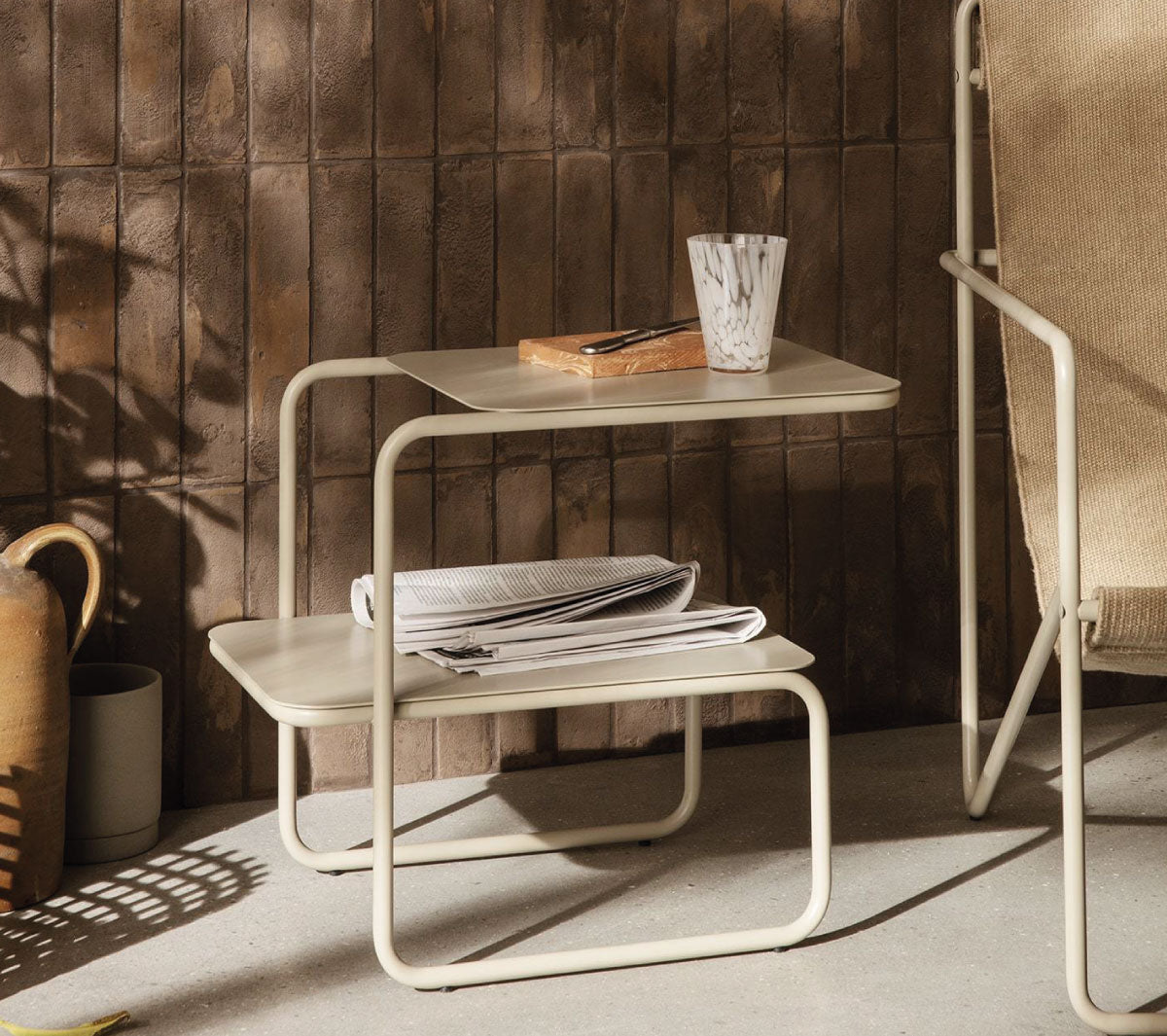 Ferm Living - Level Side Table Cashmere - Taninihome.com