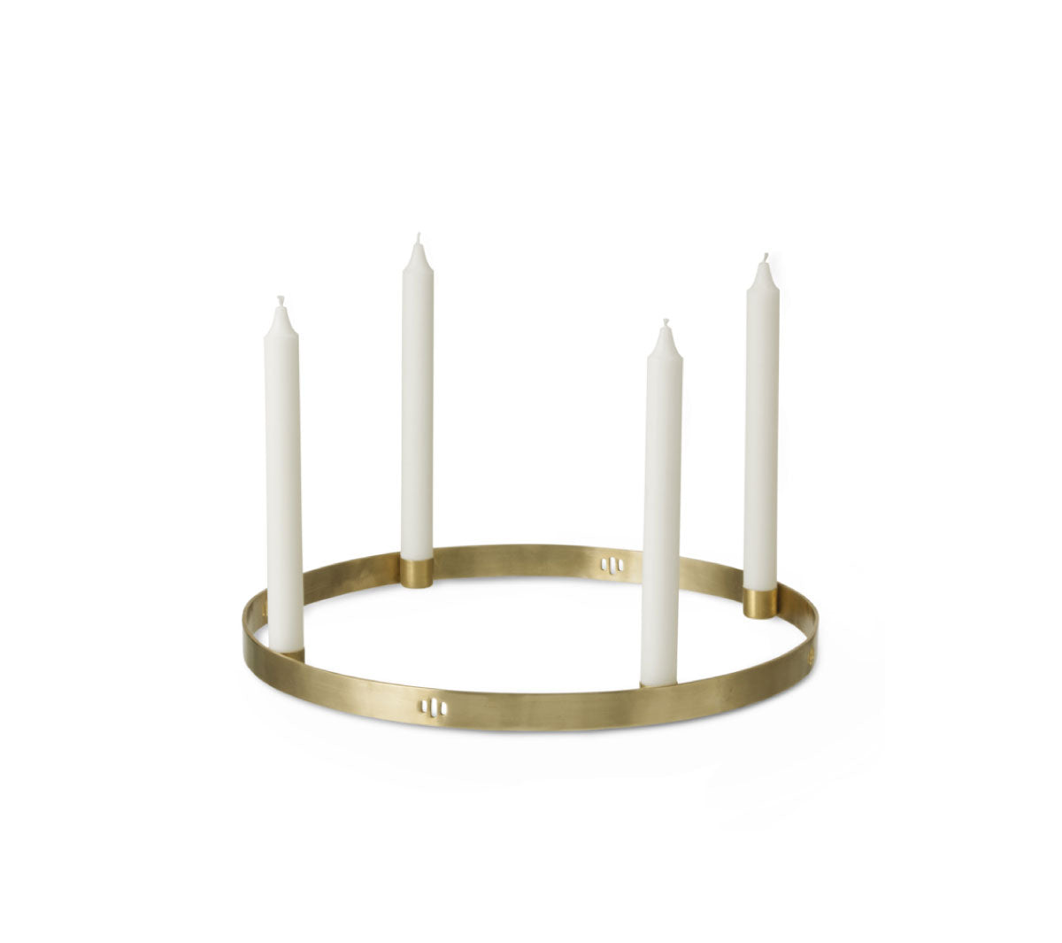 Ferm Living - Candle Holder Circle - Brass - Taninihome.com