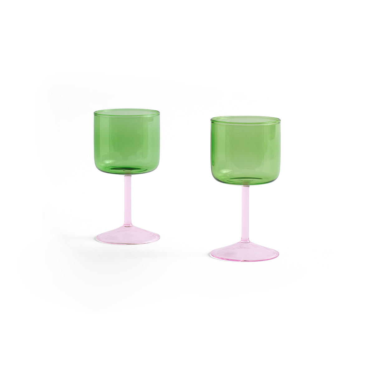 Hay - Tint wine glass - set of 2 Verde Rosa - Taninihome.com