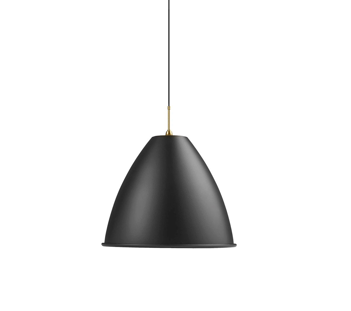 Gubi - Bestlite BL9 Pendant L: Ø40 cm Nero-Ottone - Taninihome.com